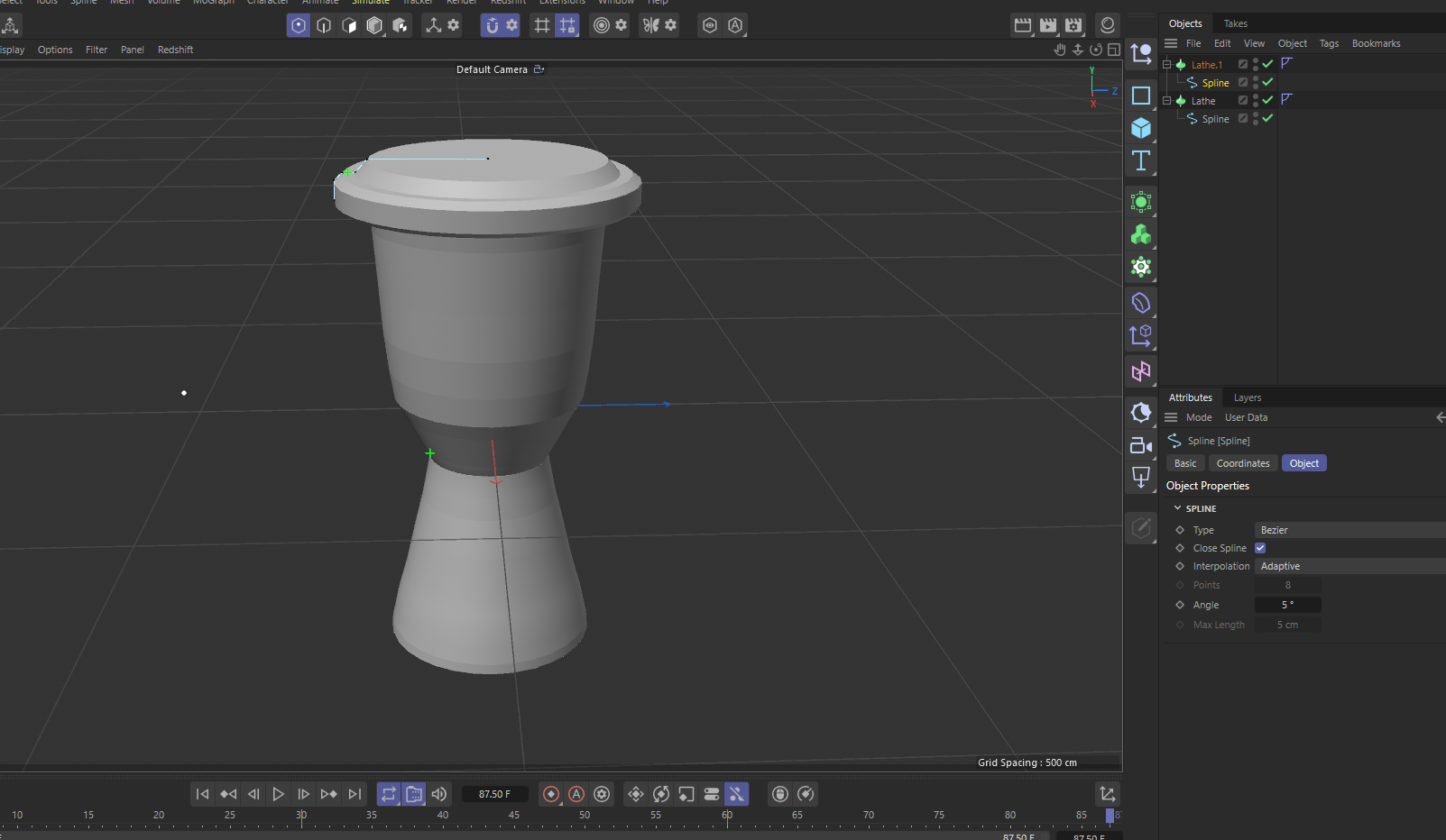 Drum progress 2, cap on