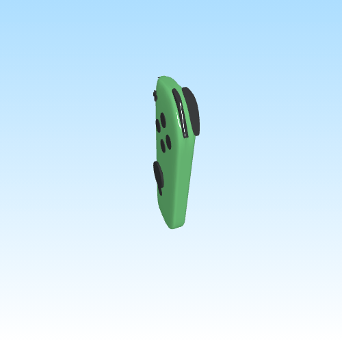 gif of attempt to model the joycon