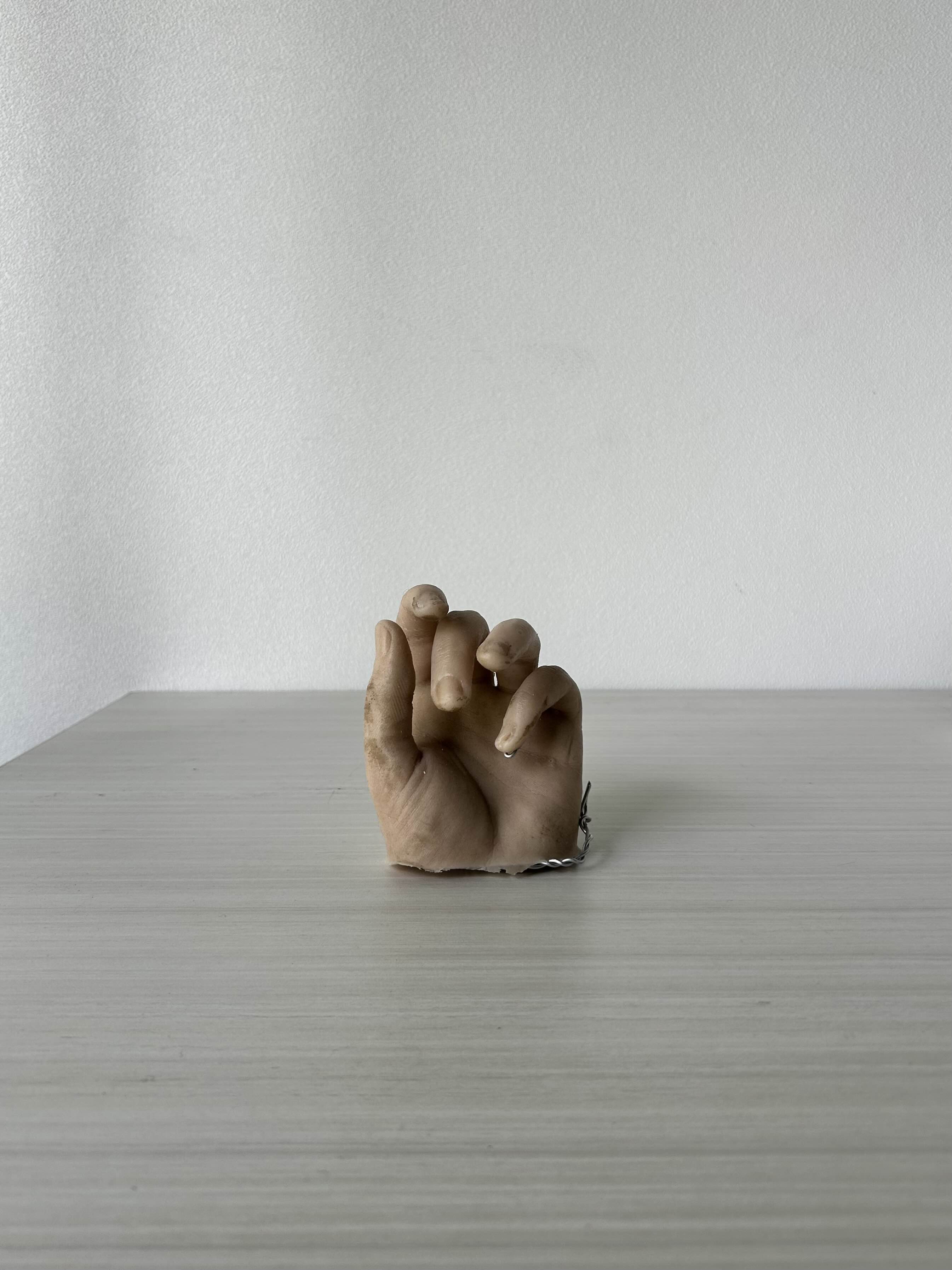 Rubber hand made of silicone